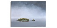 Reproduction de la toile "Les îles aux tournesols" de Marie-Sol St-Onge